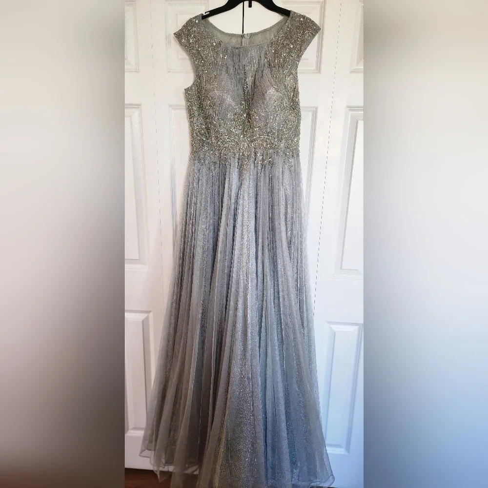 Size 12 - Montage By Mon Cheri Long Dress MSRP $850 - Picture 1 of 15